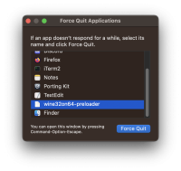 wine32on64-preloader Force Quit